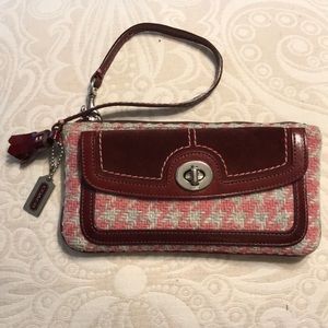 Vintage coach wristlet